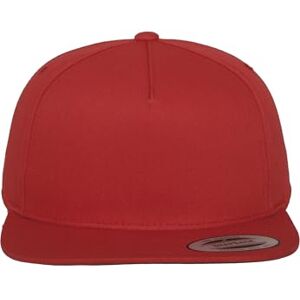Flexfit Flex fit Classic 5-Panel Snapback Cap Hat, Unisex, Mütze Classic 5 Panel Snapback, red, One Size Flexfit Flex fit Classic 5-Panel Snapback Cap Hat, Unisex, Mütze Classic 5 Panel Snapback, red, One Size