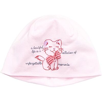 Sterntaler Girls Cute Cat Ears Flower Beanie Hat, Pink (Pink 702) Sterntaler Girls Cute Cat Ears Flower Beanie Hat, Pink (Pink 702)