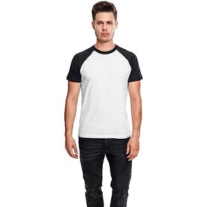Urban Classics Men’s Raglan Contrast T-Shirt (Raglan Contrast Tee) Wht/Blk, size: l Urban Classics Men’s Raglan Contrast T-Shirt (Raglan Contrast Tee) Wht/Blk, size: l