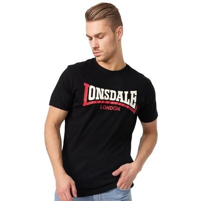 Lonsdale Men's T-Shirt, black Lonsdale Men's T-Shirt, black