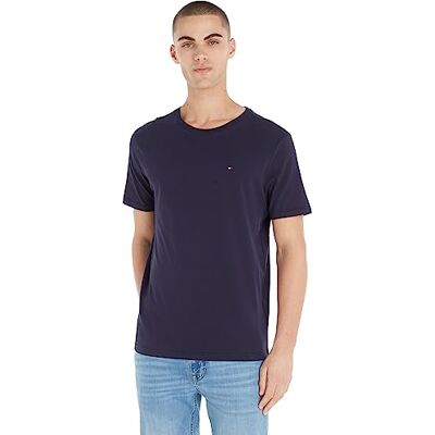 Tommy Hilfiger Cn Tee SS Icon Men's T-Shirt Cotton Regular Fit l Tommy Hilfiger Cn Tee SS Icon Men's T-Shirt Cotton Regular Fit l