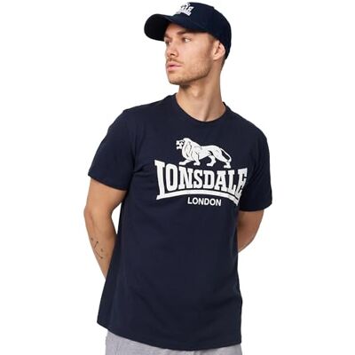 Lonsdale Men's Logo T-Shirt, Blue (blau), Medium (Manufacturer size: Medium) Lonsdale Men's Logo T-Shirt, Blue (blau), Medium (Manufacturer size: Medium)