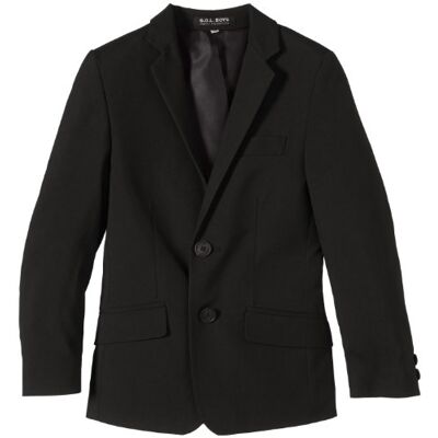 G.O.L. Boys' Slim Fit Blazer, Black (Black 2) G.O.L. Boys' Slim Fit Blazer, Black (Black 2)