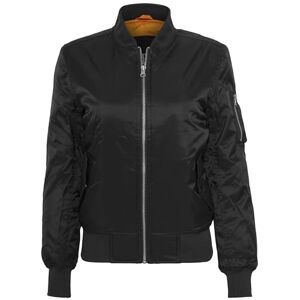 Urban Classics Urban Classic Women's Basic Bomber Jacket (Ladies Basic Bomber Jacket) Black (Black 00007), size: m Urban Classics Urban Classic Women's Basic Bomber Jacket (Ladies Basic Bomber Jacket) Black (Black 00007), size: m