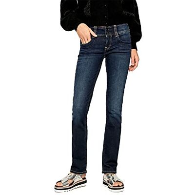 Pepe Jeans Women's Gen Straight Jeans, 000denim (H06), 30W / 34L Pepe Jeans Women's Gen Straight Jeans, 000denim (H06), 30W / 34L