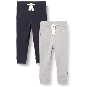 MAGIC KIDS WEAR Jogging Bottoms Children's and Babies Cotton, Pack of 2, Dark Navy/Grey (778), 134 MAGIC KIDS WEAR Jogging Bottoms Children's and Babies Cotton, Pack of 2, Dark Navy/Grey (778), 134