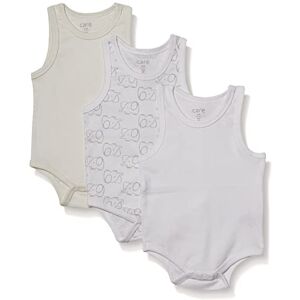Care Baby Bodysuit Sleeveless Pack of 3 Offwhite (200), 86 cm Care Baby Bodysuit Sleeveless Pack of 3 Offwhite (200), 86 cm