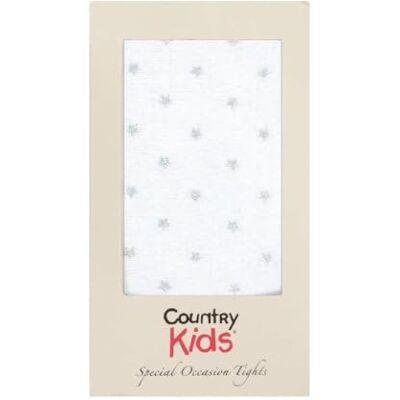 Country Kids Girl's Movie Star Starred Tights, 3-5 Years (Manufacturer Size:3-5 years), White (White) Country Kids Girl's Movie Star Starred Tights, 3-5 Years (Manufacturer Size:3-5 years), White (White)