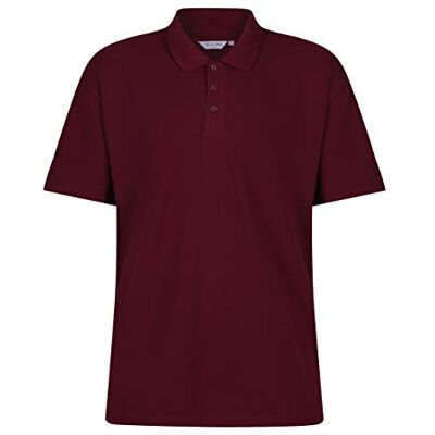 Trutex Unisex Short Sleeve Polo Shirt, Maroon, 3-4 Years (Manufacturer Size: 20-22" Chest) Trutex Unisex Short Sleeve Polo Shirt, Maroon, 3-4 Years (Manufacturer Size: 20-22" Chest)