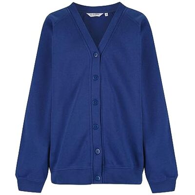 Trutex Limited Unisex Cardigan, Royal, 11 Years (Manufacturer Size: XX-Small) Trutex Limited Unisex Cardigan, Royal, 11 Years (Manufacturer Size: XX-Small)