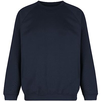 Trutex Unisex Crew Neck Sweatshirt, Blue (Navy), 15 Years (Manufacturer Size: Large) Trutex Unisex Crew Neck Sweatshirt, Blue (Navy), 15 Years (Manufacturer Size: Large)