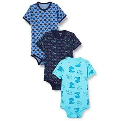 Care Short-Sleeved Baby Bodysuit for Boys and Girls in a Pack of 3 and 6 Care Short-Sleeved Baby Bodysuit for Boys and Girls in a Pack of 3 and 6