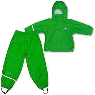 Celavi Unisex Basic Suit Solid Raincoat, Green, 140 cm Celavi Unisex Basic Suit Solid Raincoat, Green, 140 cm