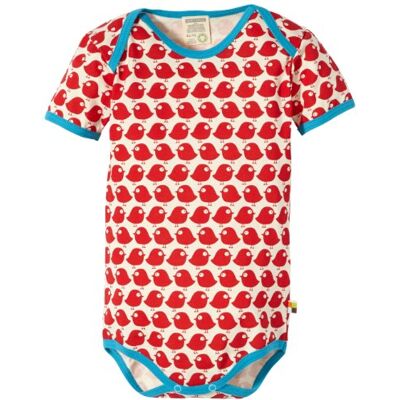 loud + proud Unisex Baby Bodysuit 201,86/92, red (tomato) loud + proud Unisex Baby Bodysuit 201,86/92, red (tomato)