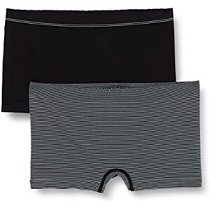 Billet Doux Women's Zen Attitude Hipster (Pack of 2), Black (Noir & Noir/Grey Cqh), 38 40 Billet Doux Women's Zen Attitude Hipster (Pack of 2), Black (Noir & Noir/Grey Cqh), 38 40