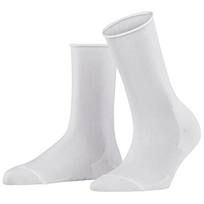 FALKE Unisex Run Socks, Quick-Drying Breathable Sustainable Cotton, Functional Material, Light Padding, Casual Socks, Reinforced Sporty Everyday Socks for Trainers with Plush Sole, 1 Pair, White FALKE Unisex Run Socks, Quick-Drying Breathable Sustainable Cotton, Functional Material, Light Padding, Casual Socks, Reinforced Sporty Everyday Socks for Trainers with Plush Sole, 1 Pair, White