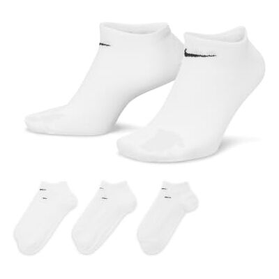 NIKE , value no-show socks, three pairs, white, XL (46-50) NIKE , value no-show socks, three pairs, white, XL (46-50)