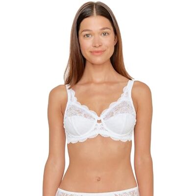 Susa Women's 8008 Underwired Everyday Bra White 34D Susa Women's 8008 Underwired Everyday Bra White 34D