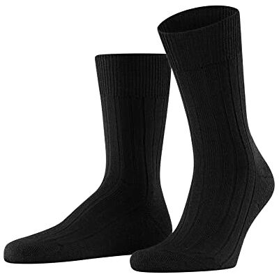 FALKE Men's Socks Virgin Wool Black Grey Many Other Colours Reinforced Men's Socks Without Pattern Breathable Thick Plain with Plush Sole UK Size 6-12 (EU 39-48) 1 Pair (Teppich im Schuh) Black (Black 3000), size: 45-46 FALKE Men's Socks Virgin Wool Black Grey Many Other Colours Reinforced Men's Socks Without Pattern Breathable Thick Plain with Plush Sole UK Size 6-12 (EU 39-48) 1 Pair (Teppich im Schuh) Black (Black 3000), size: 45-46