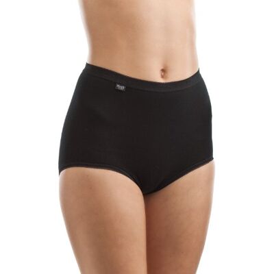 Sloggi women's basic+ maxi waist briefs ( Basic+ Maxi) Black (Black) Plain, size: 42 Sloggi women's basic+ maxi waist briefs ( Basic+ Maxi) Black (Black) Plain, size: 42