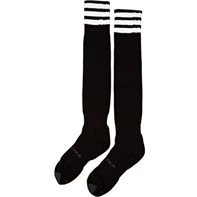 Mitre Prostar Mercury 3 Stripe Football Sock Black/White, Mini/12-2 Mitre Prostar Mercury 3 Stripe Football Sock Black/White, Mini/12-2