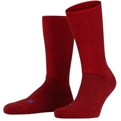FALKE Walkie Ergo U So Socks for Men, Opaque (Walkie Ergo U So) Red (Scarlet 8280), size: 44-45 FALKE Walkie Ergo U So Socks for Men, Opaque (Walkie Ergo U So) Red (Scarlet 8280), size: 44-45