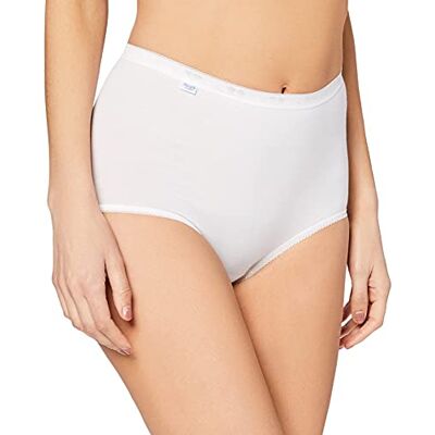 Sloggi women's basic+ maxi waist briefs ( Basic+ Maxi) White (white) Plain, size: 44 Sloggi women's basic+ maxi waist briefs ( Basic+ Maxi) White (white) Plain, size: 44