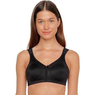 Susa Topsy Women's Non-wired Comfort Strain-relief Bra 9756 34-46 B-G Black Schwarz (schwarz 004) 34H Susa Topsy Women's Non-wired Comfort Strain-relief Bra 9756 34-46 B-G Black Schwarz (schwarz 004) 34H