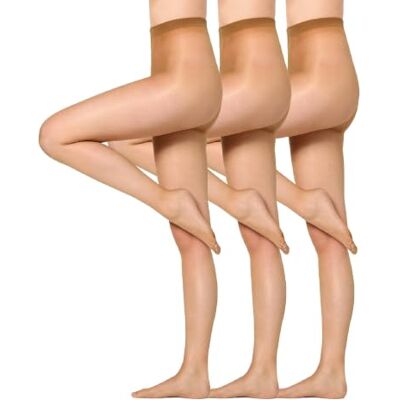 Nur Die Only the women's tights 725949/3-pack transparent, 15 DEN, size. 40 (manufacturer size: S (38-40)), brown (bronze 213) Nur Die Only the women's tights 725949/3-pack transparent, 15 DEN, size. 40 (manufacturer size: S (38-40)), brown (bronze 213)