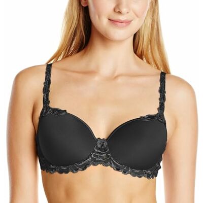 Triumph Women's Modern Finesse Wp Bra (Modern Finesse Wp) Black (BLACK (04) 04), size: 85B Triumph Women's Modern Finesse Wp Bra (Modern Finesse Wp) Black (BLACK (04) 04), size: 85B