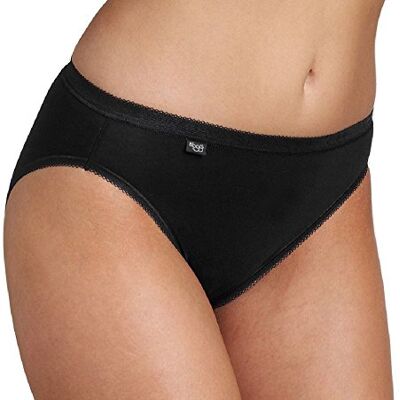 Sloggi Women's Basic Tai Brief, Black, Size 10 Sloggi Women's Basic Tai Brief, Black, Size 10
