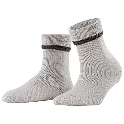FALKE Women’s House Socks, Cuddle Pads, Cotton, New Wool, Size 35-42, Black, Grey, Many Other Colours, Reinforced House Socks Without Pattern, Breathable, Pimple Print, Non-Slip Sole, 1 Pair (Cuddle Pads W Hp) Grau Silver 3290 Plain Blickdicht, size: 39/4 FALKE Women’s House Socks, Cuddle Pads, Cotton, New Wool, Size 35-42, Black, Grey, Many Other Colours, Reinforced House Socks Without Pattern, Breathable, Pimple Print, Non-Slip Sole, 1 Pair (Cuddle Pads W Hp) Grau Silver 3290 Plain Blickdicht, size: 39/4