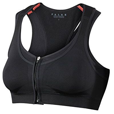 FALKE ESS Women Versatility Maximum Support sports bra, Size XS, Black, polyamide mix Sweat wicking, fast drying FALKE ESS Women Versatility Maximum Support sports bra, Size XS, Black, polyamide mix Sweat wicking, fast drying