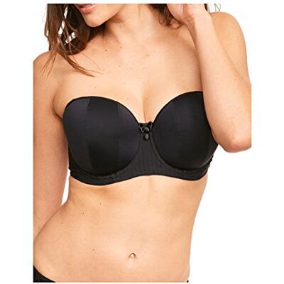 Curvy Kate Women Luxe Strapless Multiway Everyday Bra, Black, 28D Curvy Kate Women Luxe Strapless Multiway Everyday Bra, Black, 28D