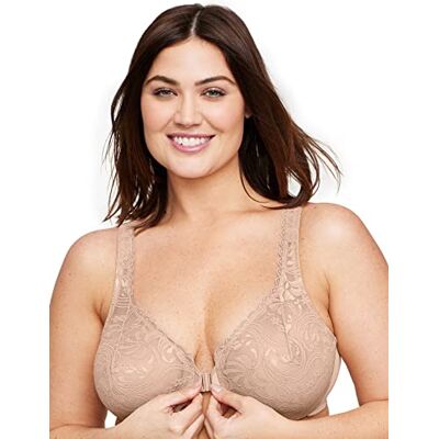 Glamorise Women's Full Coverage Bra, coffee, 80D Glamorise Women's Full Coverage Bra, coffee, 80D