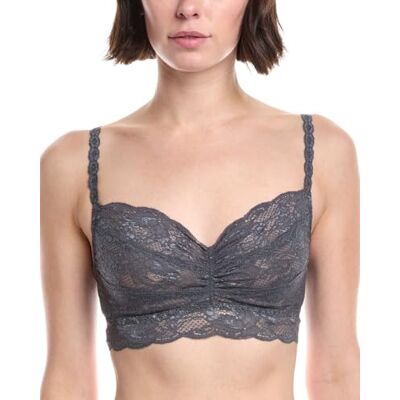Cosabella Women's Never Say Never Sweetie Soft Bra, Grey (Anthracite), A Cosabella Women's Never Say Never Sweetie Soft Bra, Grey (Anthracite), A