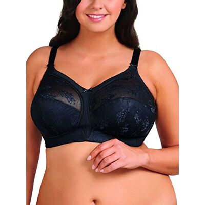 Goddess Alice Soft Full Cup Women's Bra Black 36FF Goddess Alice Soft Full Cup Women's Bra Black 36FF