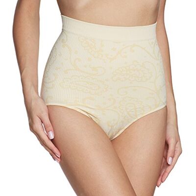 belly cloud Women's all-over paisley bodice briefs, Ivory (champagne 194) belly cloud Women's all-over paisley bodice briefs, Ivory (champagne 194)