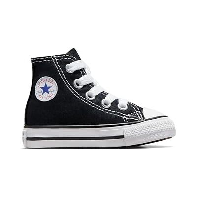 Converse Unisex Children's Chuck Taylor All Star High Trainers, Black/Black, 26 EU Converse Unisex Children's Chuck Taylor All Star High Trainers, Black/Black, 26 EU