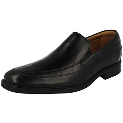 Clarks Men's Tilden Free Loafers Black Leather 10.5 UK Clarks Men's Tilden Free Loafers Black Leather 10.5 UK