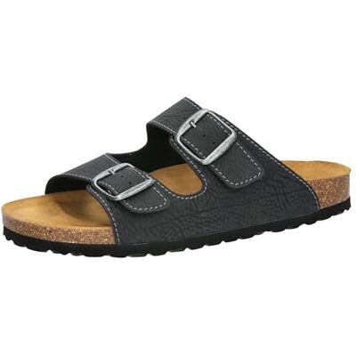 Lico Men's Natural Elephant Flat Slippers (Natural Elefo) charcoal grey, size: 40 EU Lico Men's Natural Elephant Flat Slippers (Natural Elefo) charcoal grey, size: 40 EU