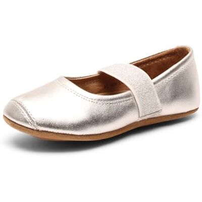Bisgaard Girls' Closed Ballet Flats (Ballet) Silver 01 Silver, size: 24 EU Bisgaard Girls' Closed Ballet Flats (Ballet) Silver 01 Silver, size: 24 EU