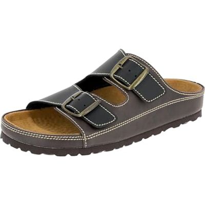 Lico Men's Natural Man Low-Top Slippers, Brown Braun/Schwarz, 11 UK Lico Men's Natural Man Low-Top Slippers, Brown Braun/Schwarz, 11 UK