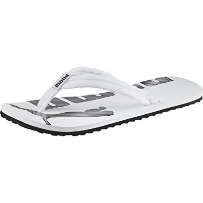PUMA Unisex Epic Flip V2 Sandals., White / Black, 47 EU PUMA Unisex Epic Flip V2 Sandals., White / Black, 47 EU