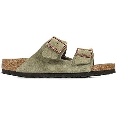 Birkenstock Arizona, Unisex-Adults' Sandals, Grey (Taupe), 11.5 UK Slim (46 EU) Birkenstock Arizona, Unisex-Adults' Sandals, Grey (Taupe), 11.5 UK Slim (46 EU)