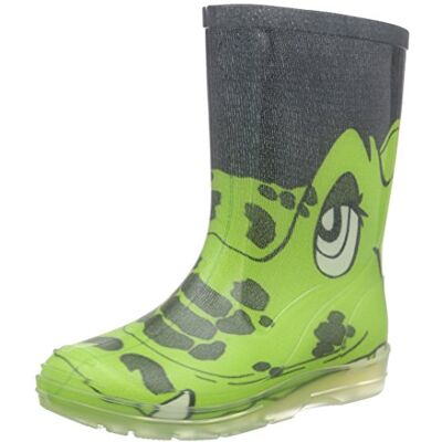 Beck unisex children’s crocodile slip-on boots (Croco) Green 22, size: 30 EU Beck unisex children’s crocodile slip-on boots (Croco) Green 22, size: 30 EU