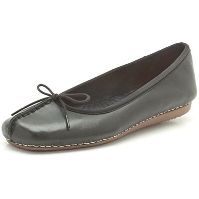 Clarks Freckle Ice Women's Closed Ballet Flats (Freckle Ice) Black leather, size: 39 eu Clarks Freckle Ice Women's Closed Ballet Flats (Freckle Ice) Black leather, size: 39 eu