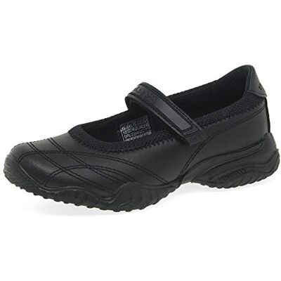 Skechers Junior/Youth Velocity Poulty Mary Jane Heel Black 81264L BLK 10 Child UK Skechers Junior/Youth Velocity Poulty Mary Jane Heel Black 81264L BLK 10 Child UK