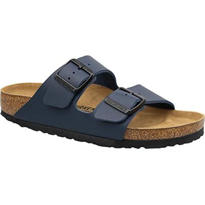 Birkenstock Classic Arizona Birko-Flor Unisex Adult Mules (Arizona Birko-flor) blue, size: 38 EU Birkenstock Classic Arizona Birko-Flor Unisex Adult Mules (Arizona Birko-flor) blue, size: 38 EU