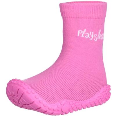 Playshoes Unisex-Child UV Protection Aqua Socks Bathing Beach Thong Sandals and Pool Shoes 174801 Pink 2.5 UK Child, 18 EU Regular Playshoes Unisex-Child UV Protection Aqua Socks Bathing Beach Thong Sandals and Pool Shoes 174801 Pink 2.5 UK Child, 18 EU Regular
